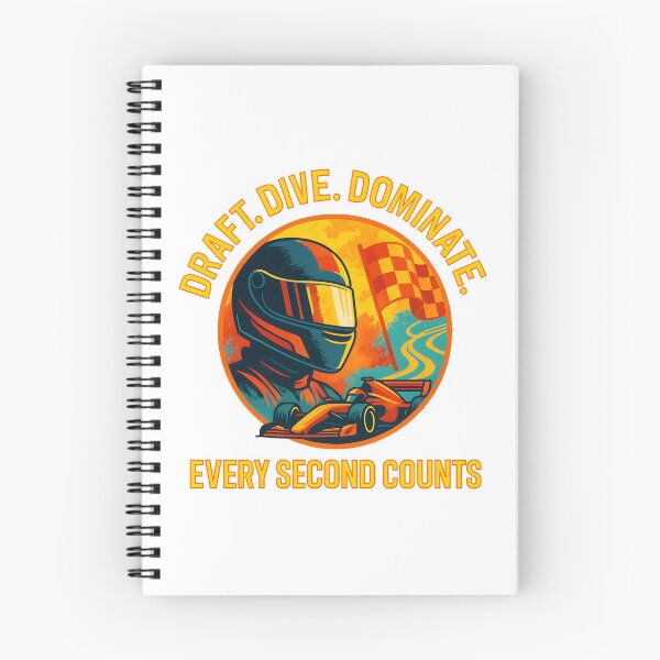Item preview, Draft. Dive. Dominate. - Every Second Counts - Motorsport designed and sold by inkNext.