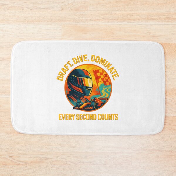 Item preview, Draft. Dive. Dominate. - Every Second Counts - Motorsport designed and sold by inkNext.