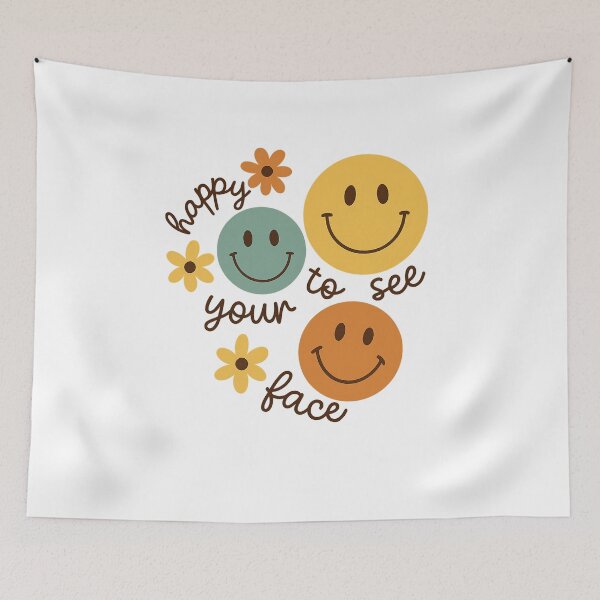 Item preview, Happy to see your face teacher｜happy to see you png｜smiley teacher png｜happy to see your face shirts｜boho teacher png｜smile face png｜smiley designed and sold by PixelBlooming.