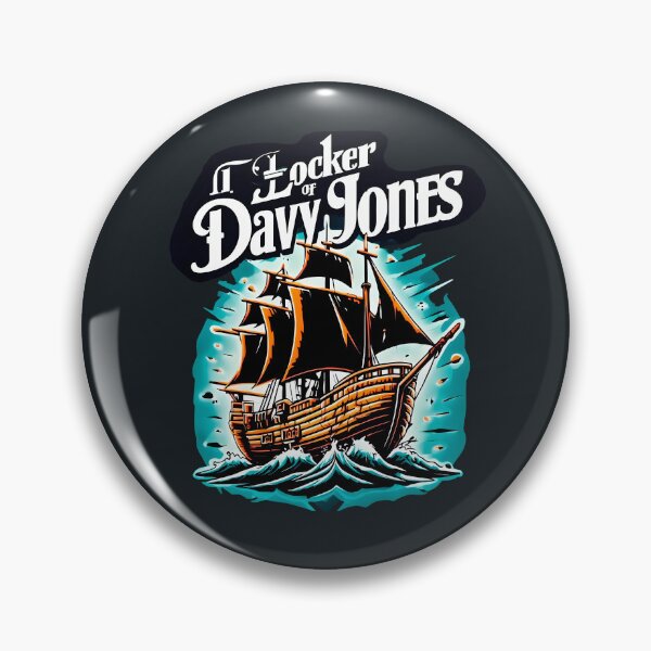 Item preview, The Locker of Davy Jones – Nautical Pirate Ship Artwork designed and sold by FalconLifeStore.