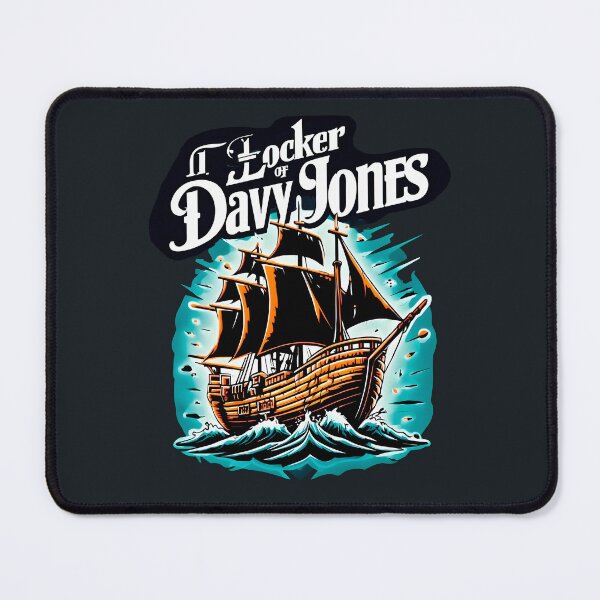 Item preview, The Locker of Davy Jones – Nautical Pirate Ship Artwork designed and sold by FalconLifeStore.