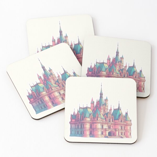 Item preview, Minimalist French Castle - Modern Chateaucore Aesthetic Wall Art designed and sold by Sugar Wisdom .