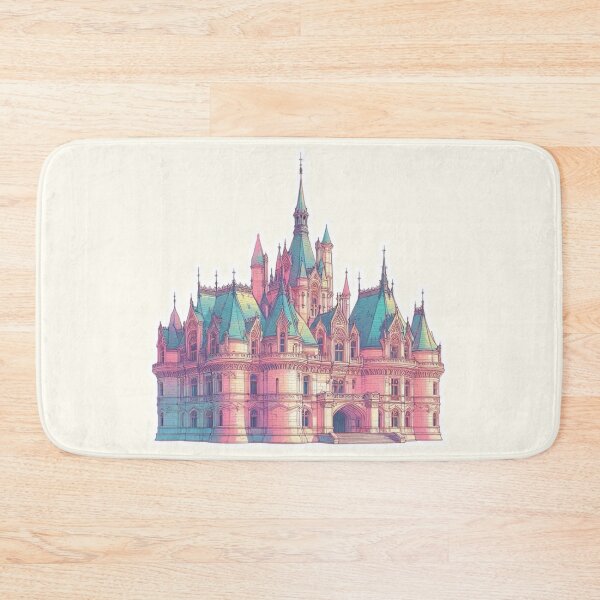 Item preview, Minimalist French Castle - Modern Chateaucore Aesthetic Wall Art designed and sold by Sugar Wisdom .