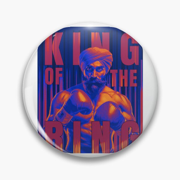 Item preview, King Of The Ring - Singh / Sikh Boxer designed and sold by sarbizzy.
