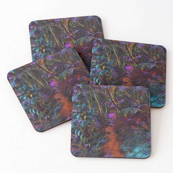 Item preview, Trippy Jungle Path designed and sold by Scurvy Dawg Design.