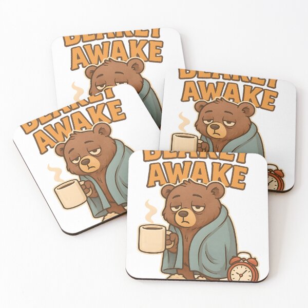 Item preview, Bearly Awake designed and sold by Inkwild Co.