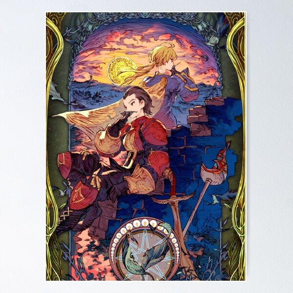 Item preview, Final Fantasy Tactics, Ramza, Delita designed and sold by EvolutionPlayStore.