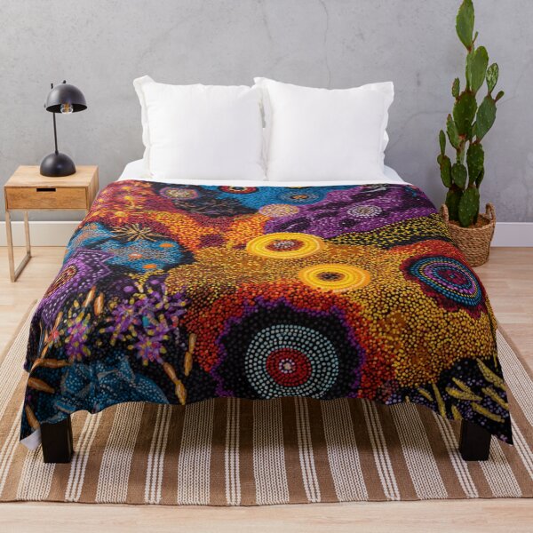Item preview, Aboriginal Inspired Dot Art - Intricate Nature Pattern designed and sold by GrinGalore.