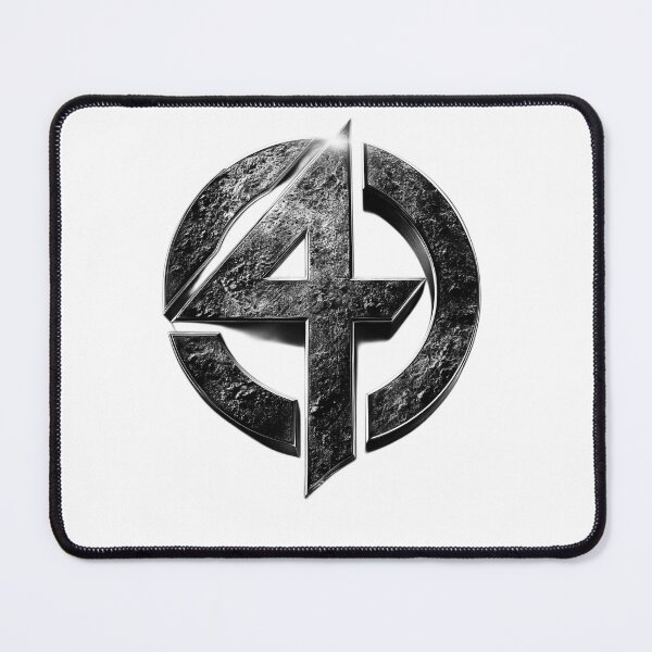 Item preview, Fantastic Four Logo – Metallic Grunge Edition designed and sold by LoomisDreams.