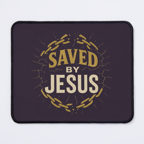 Item preview, Saved By Jesus Bold Christian Message designed and sold by SimplySelim.