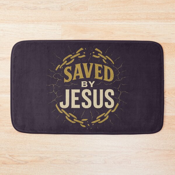 Item preview, Saved By Jesus Bold Christian Message designed and sold by SimplySelim.