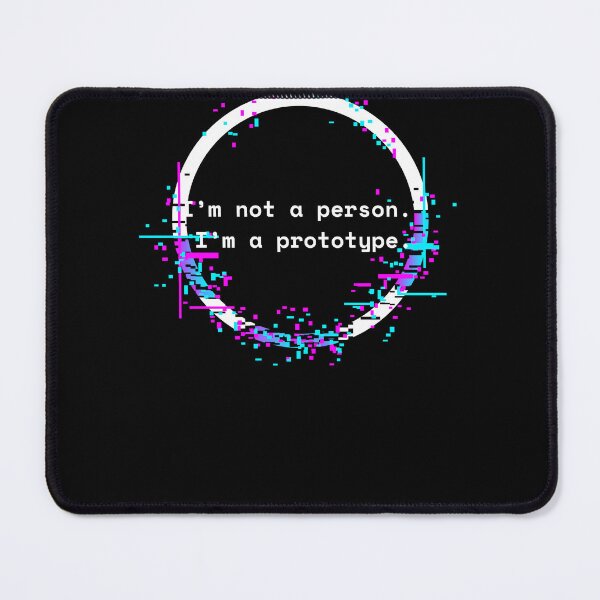 Item preview, I’m Not a Person, I’m a Prototype – Futuristic Identity Shirt | AI Cybercore Design designed and sold by ZenCrazed.