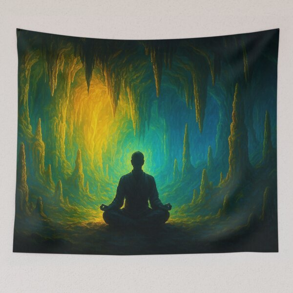 Item preview, Meditation in a magical cave designed and sold by Sigtrix.