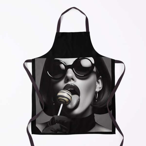 Item preview, Popart Lady Lollipop Bob Monochrome designed and sold by Voodoo Store Paranormal Collections.