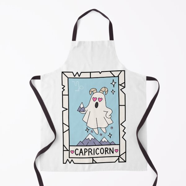 Item preview, Capricorn Ghost — Zodiac Tarot-Inspired Sticker designed and sold by DREAMERBOYZ.