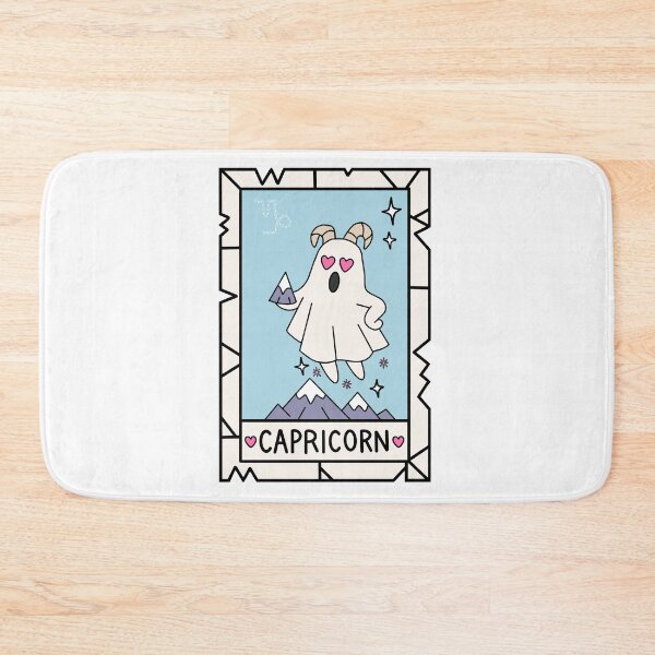 Item preview, Capricorn Ghost — Zodiac Tarot-Inspired Sticker designed and sold by DREAMERBOYZ.