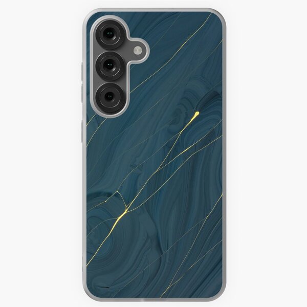 Item preview, Midnight Blue & Gold Streaks - Iphone & Galaxy Cases designed and sold by wildberriesph.