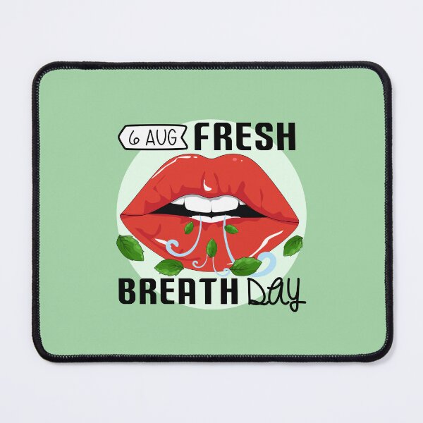 Item preview,  6 Aug Fresh Breath Day - Wacky Holidays  designed and sold by ChemicalXShop.