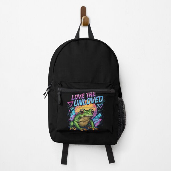Item preview, Love The Unloved Frog Retro Vaporwave designed and sold by TomFrontierArt.