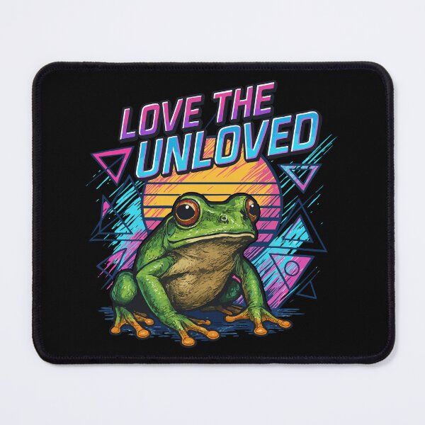 Item preview, Love The Unloved Frog Retro Vaporwave designed and sold by TomFrontierArt.