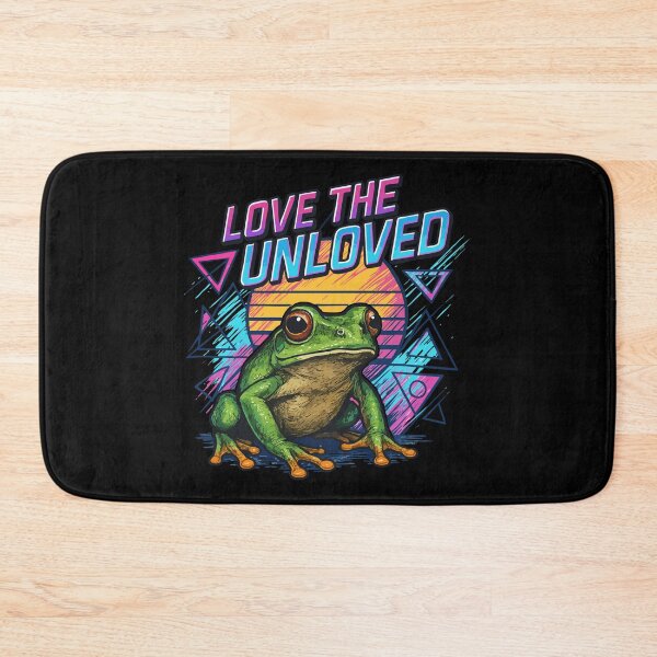Item preview, Love The Unloved Frog Retro Vaporwave designed and sold by TomFrontierArt.