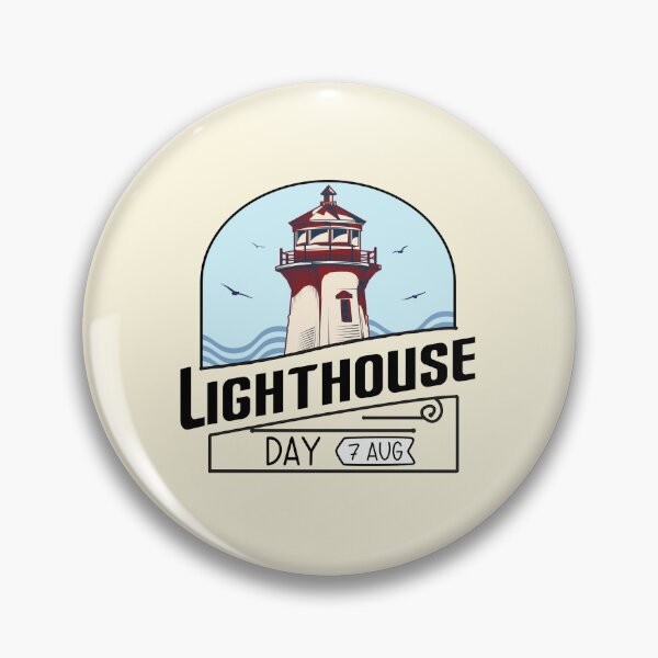 Item preview, 7 Aug Lighthouse Day - Wacky Holidays  designed and sold by ChemicalXShop.