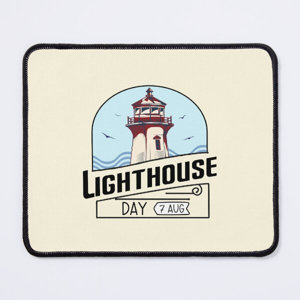 Item preview, 7 Aug Lighthouse Day - Wacky Holidays designed and sold by ChemicalXShop.