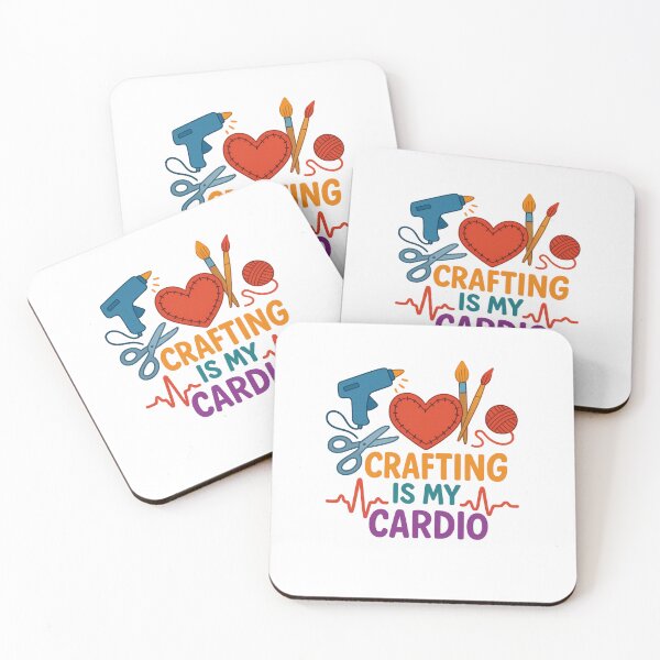 Item preview, Crafting Is My Cardio – Funny Maker Life Design designed and sold by Aube11.