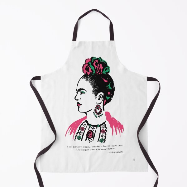 Item preview, Frida Illustration with Quote designed and sold by Lisa Bellew Creative.