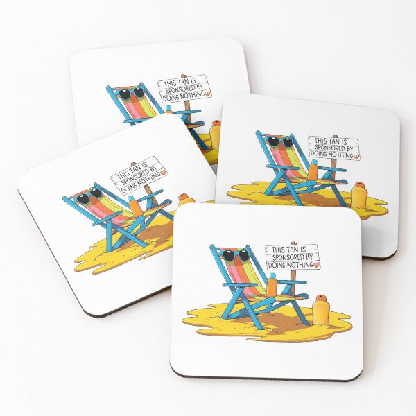Item preview, Sponsored Tanning for Doing Nothing - Summer Humor Design designed and sold by StormArte.