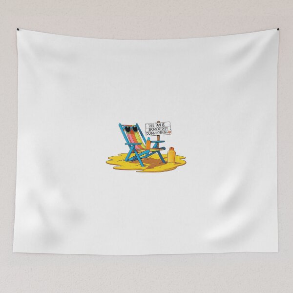 Item preview, Sponsored Tanning for Doing Nothing - Summer Humor Design designed and sold by StormArte.
