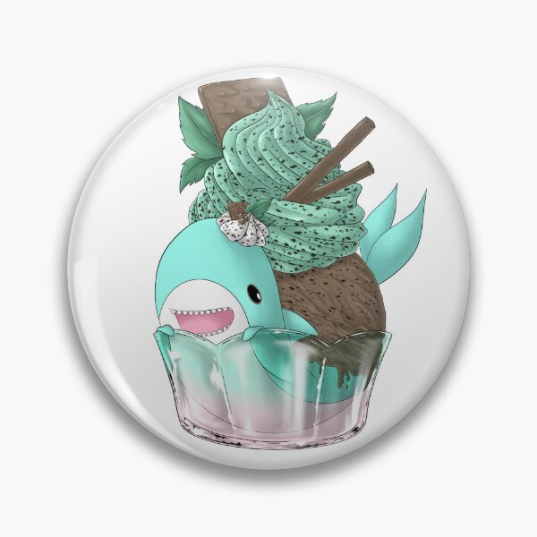 Item preview, Sharky Mint chocolate chip ice cream  designed and sold by shinji-bakugou.