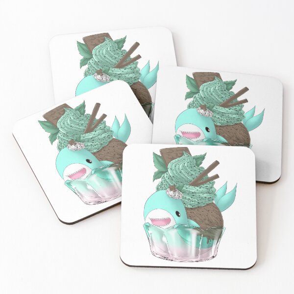 Item preview, Sharky Mint chocolate chip ice cream  designed and sold by shinji-bakugou.
