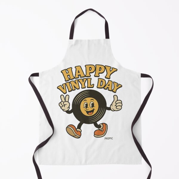 Item preview, Happy Vinyl Day Retro Cartoon designed and sold by PXEpic.