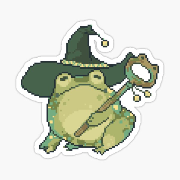 Aperçu de l'œuvre mage de grenouille créée et vendue par paperfinch.