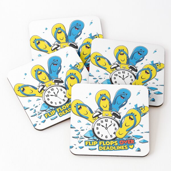 Item preview, Flip flops over deadlines - Prioritize the beach over stress designed and sold by StormArte.