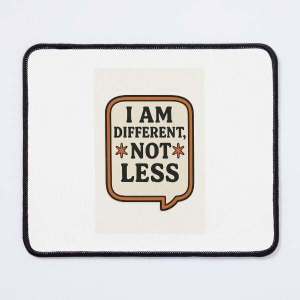 Item preview, I am different, not less. designed and sold by amenar.