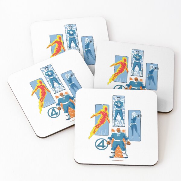 Item preview, Fantastic Four – Full Team Retro Design designed and sold by LoomisDreams.
