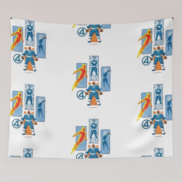 Item preview, Fantastic Four – Full Team Retro Design designed and sold by LoomisDreams.
