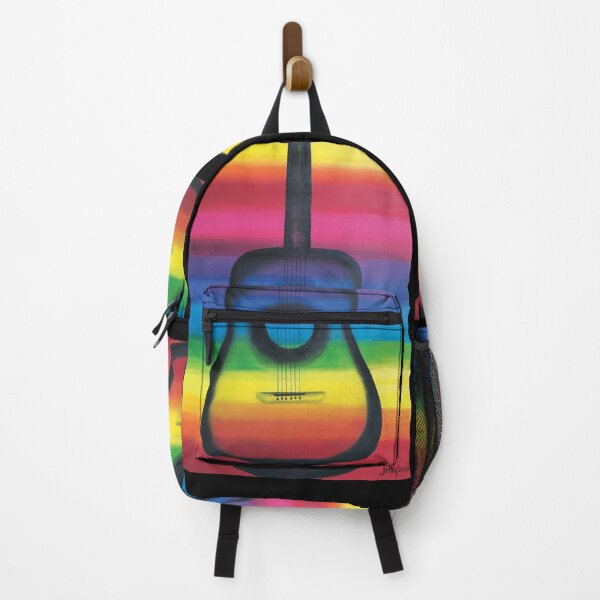Item preview, GUITAR outline on colourful background designed and sold by jetty born.