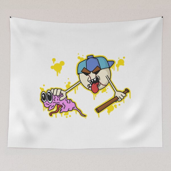 Item preview, Batter Up graffiti character designed and sold by Stinky1138.
