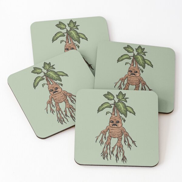 Item preview, Screaming Mandrake – Magical Plant Illustration designed and sold by Splendid Scibbles.