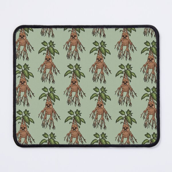 Item preview, Screaming Mandrake – Magical Plant Illustration designed and sold by Splendid Scibbles.