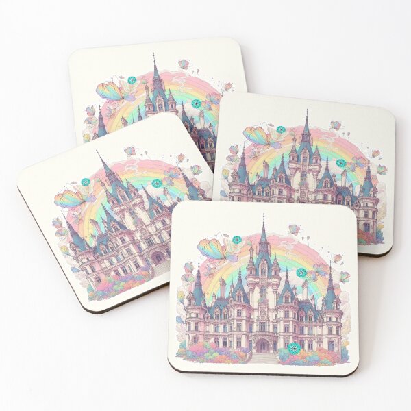 Item preview, French Castle - Modern Chateaucore Aesthetic Wall Art designed and sold by Sugar Wisdom .