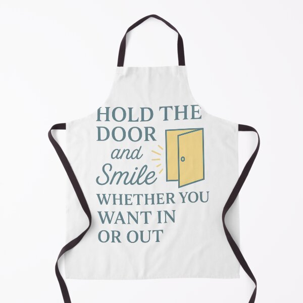 Item preview, Hold the Door and Smile – Thoughtful Motivational Quote Shirt designed and sold by TeeTimeTreasure.