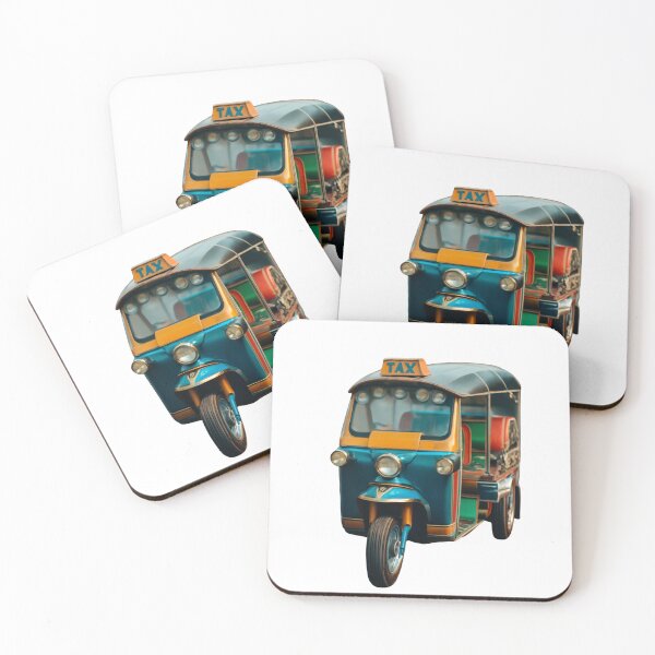 Item preview, Vintage Thai Tuk-Tuk on a Lively Road designed and sold by chorstudio.