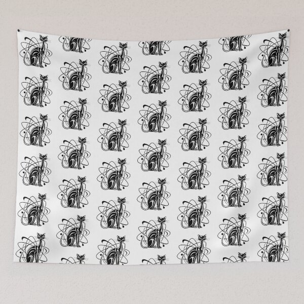 Item preview, Mid Century Atomic Cat designed and sold by Tamas Das.