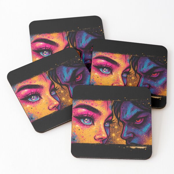 Item preview, K-pop Face-Off - Neon Graffiti Anime Art designed and sold by Kampendesigns.