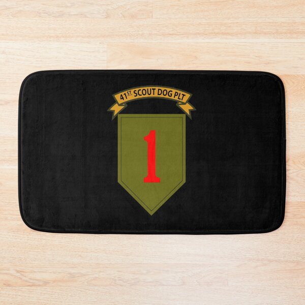 Item preview, Army - 41st  Scout Dog Platoon, 1st Infantry Div designed and sold by Military Insignia Products.