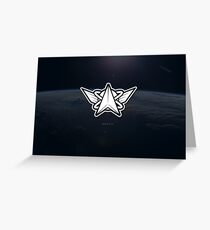 US Space Force 2018 Military Design & Pattern Layouts Greeting Card